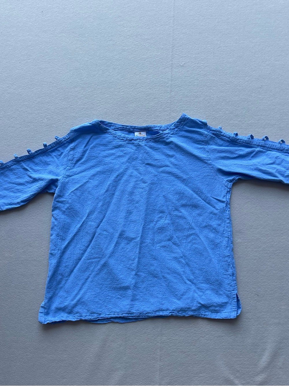 Sea Breeze of California Women L Top & M Bottom Set Made in USA Boho 100% Cotton - Picture 8 of 12